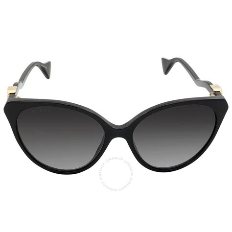 gucci grey cat eye ladies sunglasses